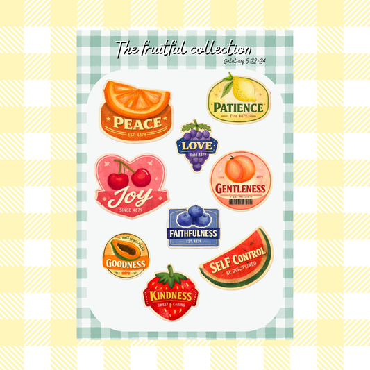 Fruitful collection sticker sheet